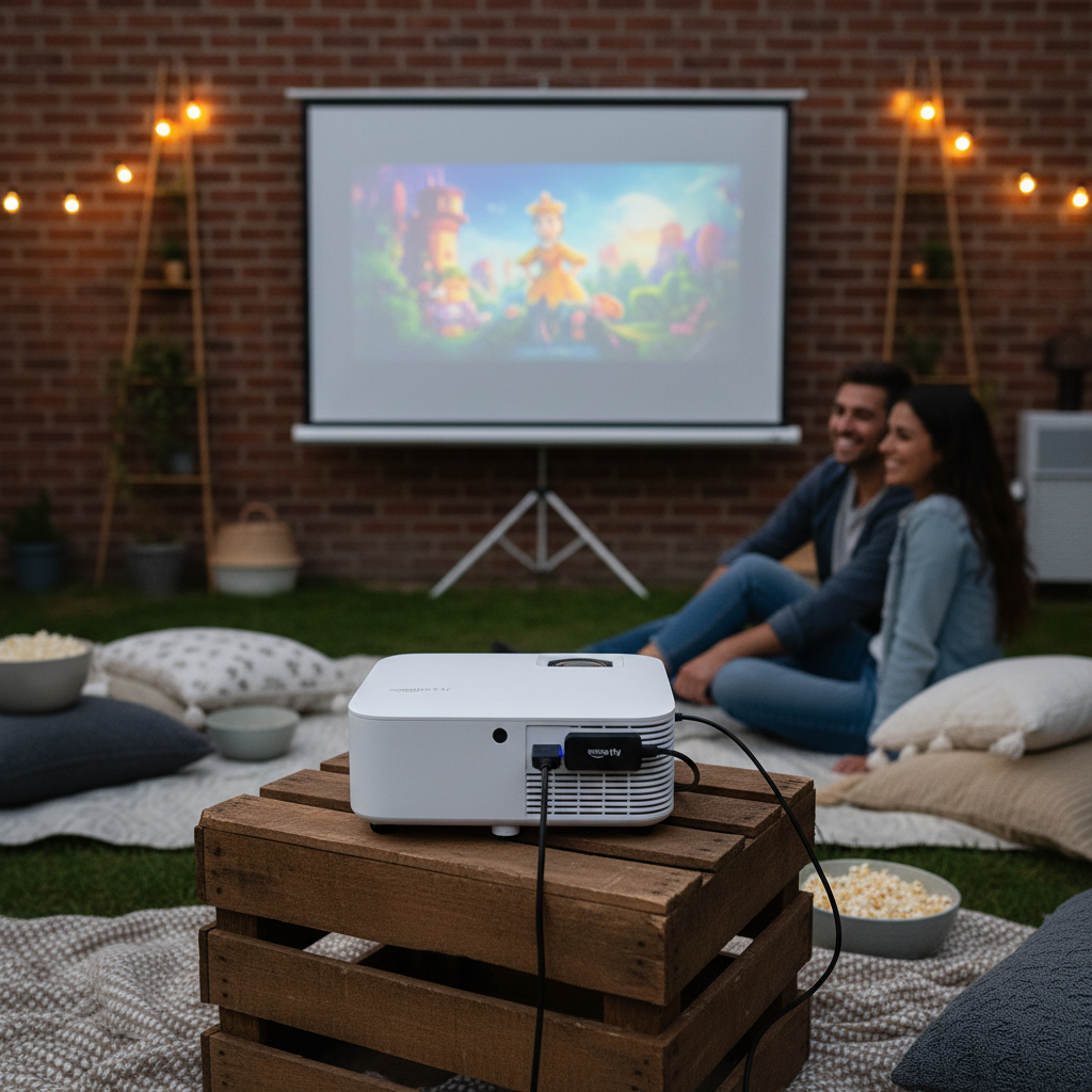 How to Seamlessly Connect Your Fire Stick to a Mini Projector for Big-Screen Entertainment