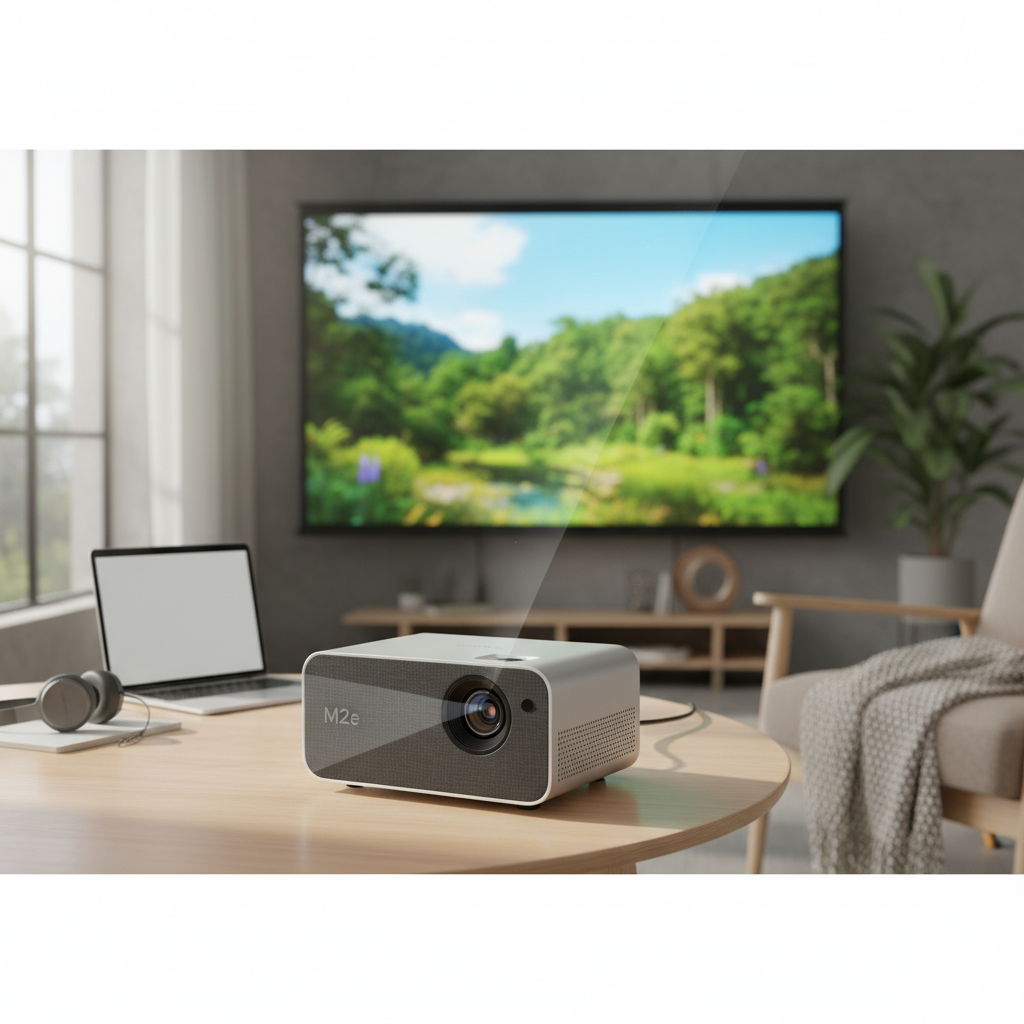 Reviewing the ViewSonic M2e Portable Projector: Instant Auto Focus for Effortless Entertainment