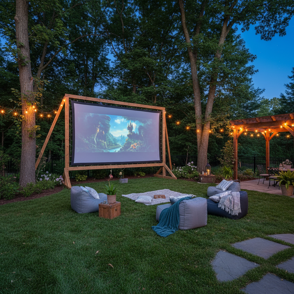 Best DIY Outdoor Movie Screens for Backyard Entertainment