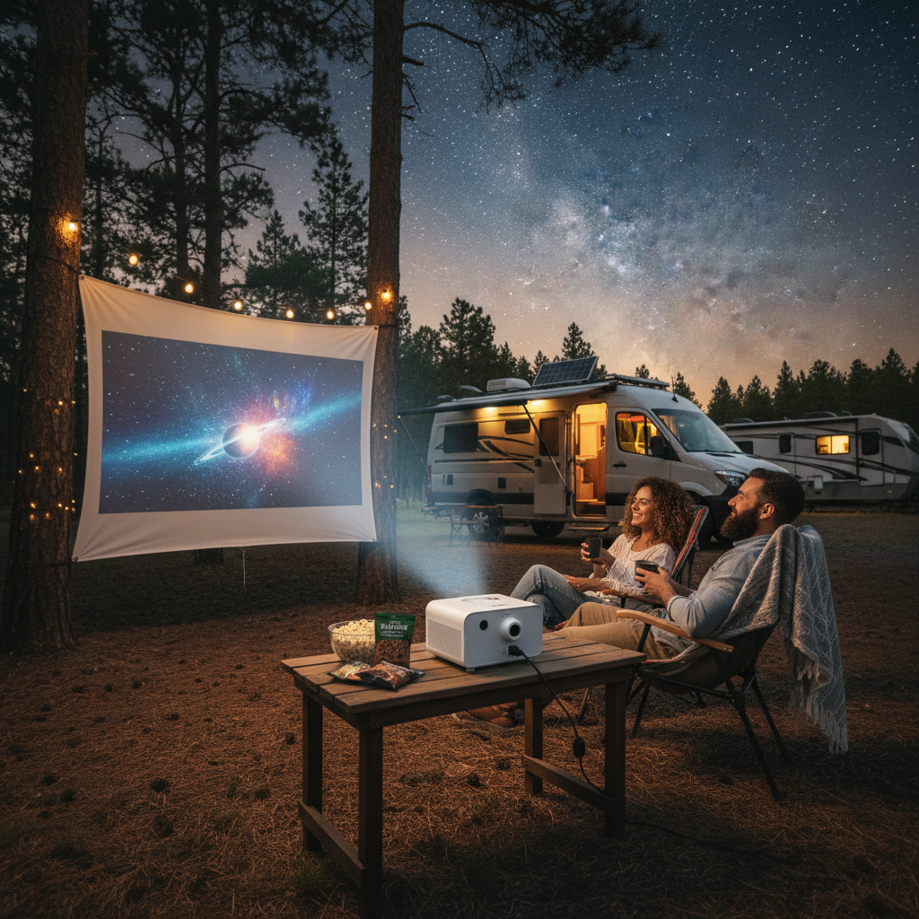 The Ultimate Guide to Mini Projectors for Van Life and RVs