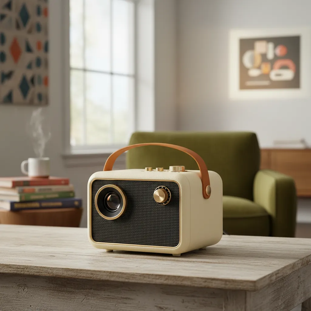 Unveiling the Alvar Mini Projector (Retro Design): A Blend of Classic Charm and Modern Functionality